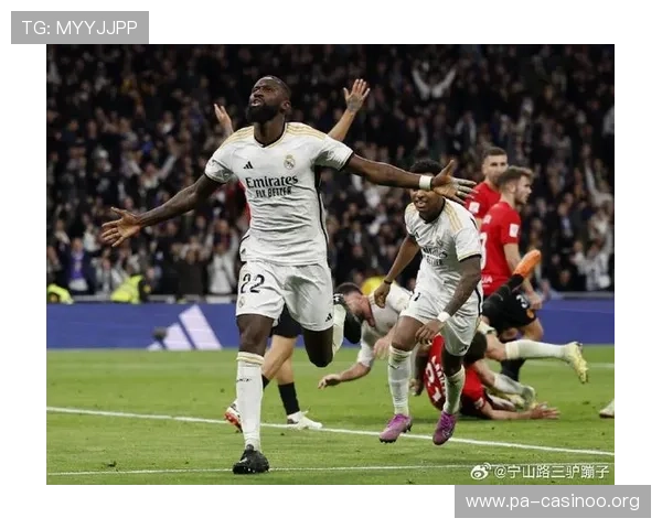 吕迪格本赛季3次头球进球并列西甲后卫最高纪录